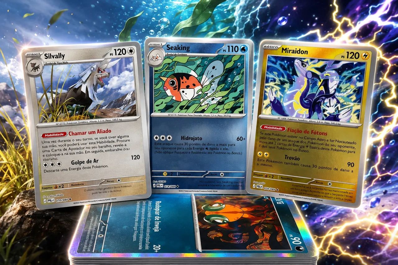 Bulk Pokémon com 200 cartas 