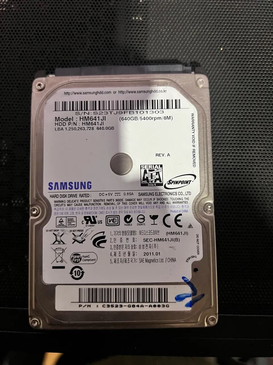 Hd 600gb - saudável 