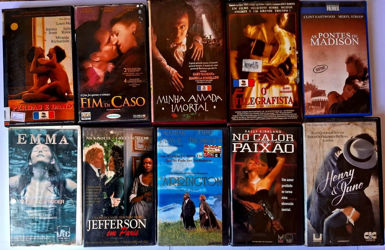 Fitas Vhs de Romance ( Lote)