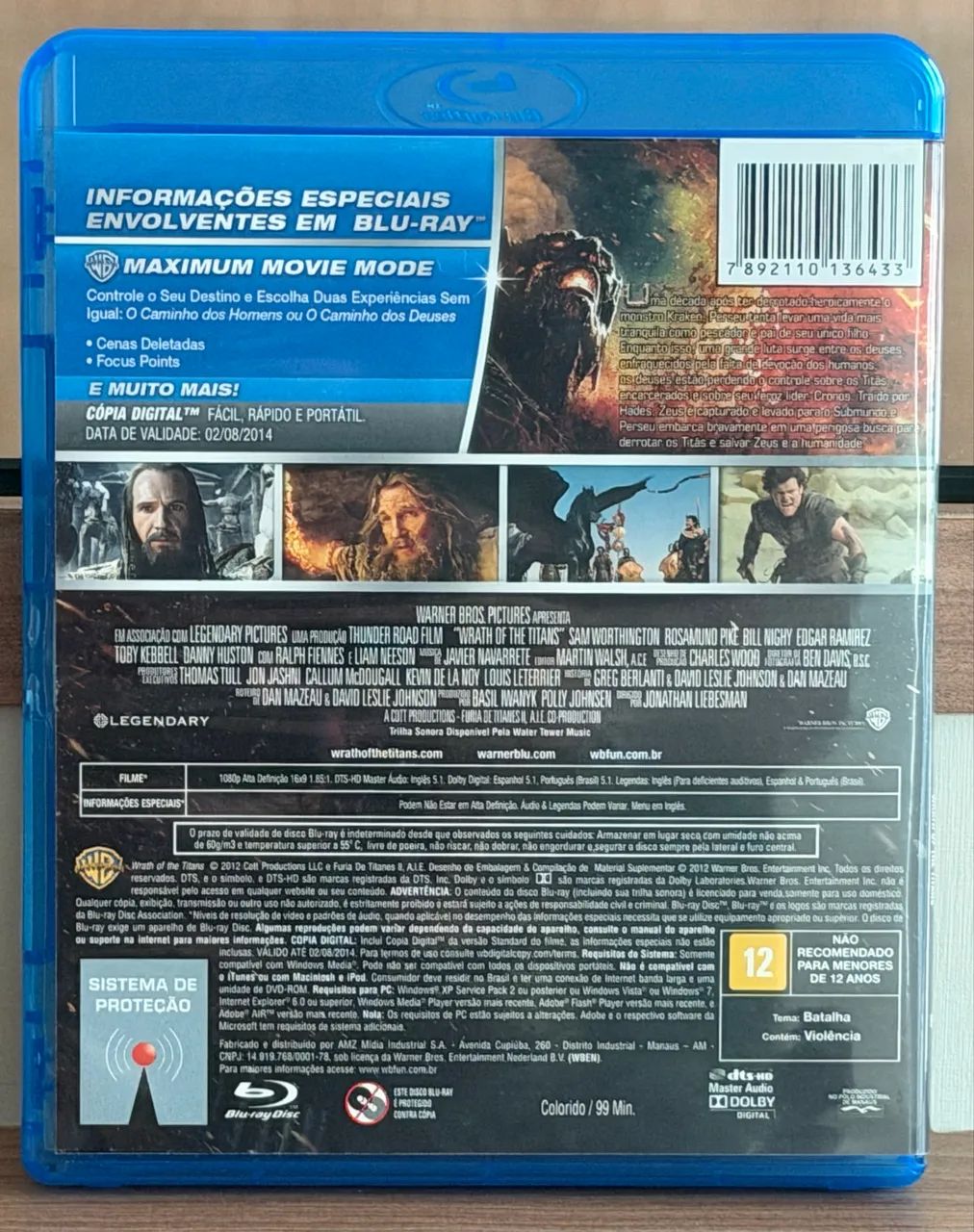 Blu-ray Fúria de Titãs 2 (original) - Foto 2