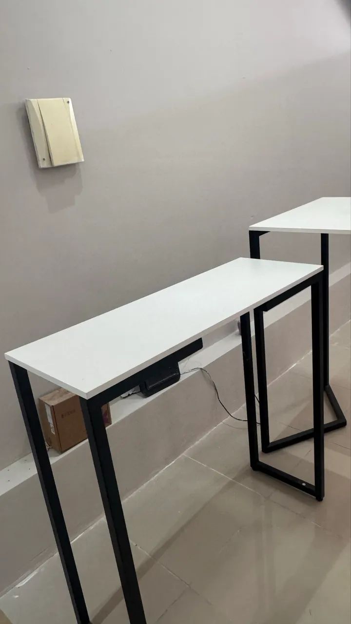 Kit mesa e aparador metalom