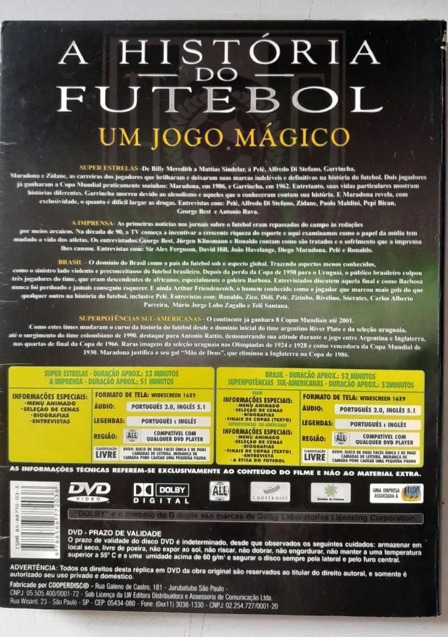DVD A História do Futebol  - Foto 2