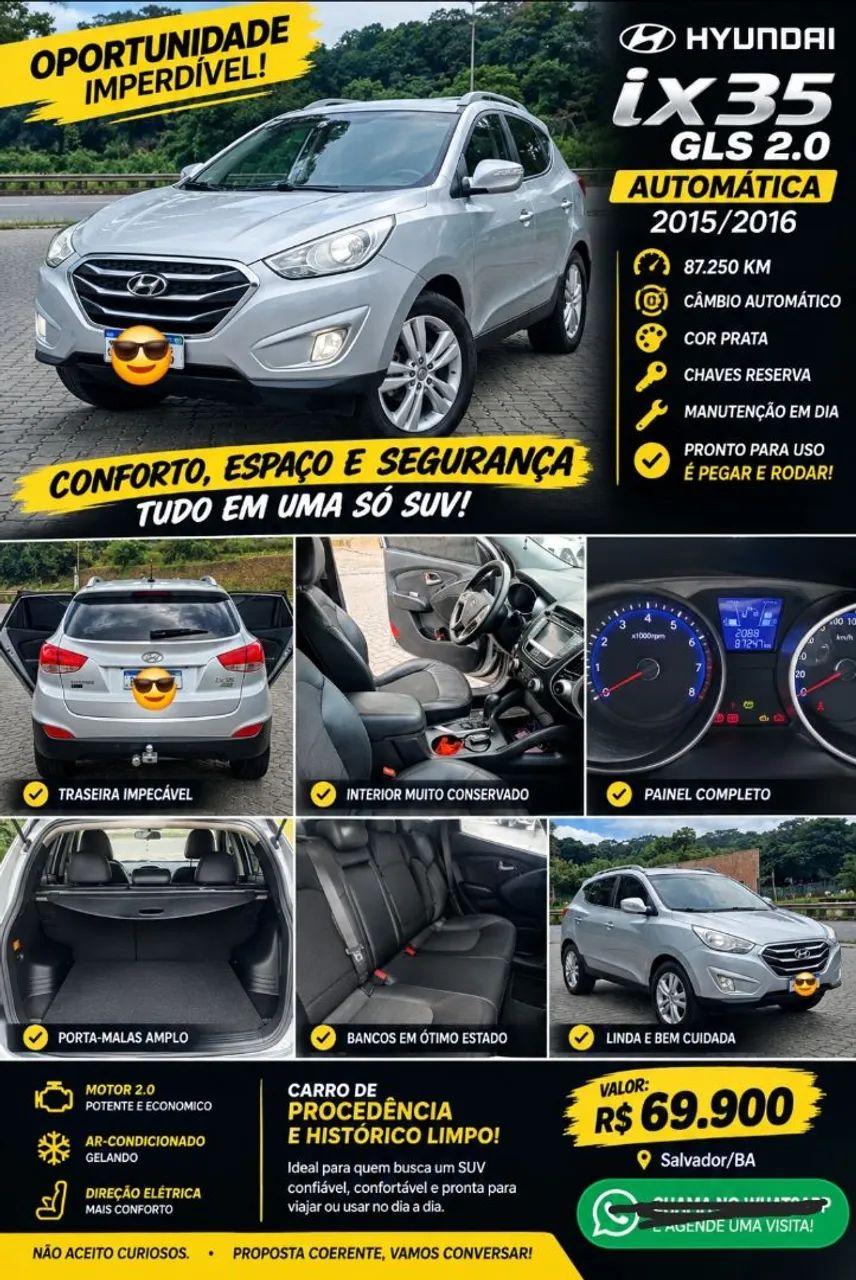 Hyundai Ix35 2.0 16V 2WD FLEX AUT. 2016