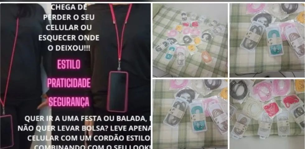 OPORTUNIDADE !Lote com 22 Cordões de Celular - Modelos Diversos!