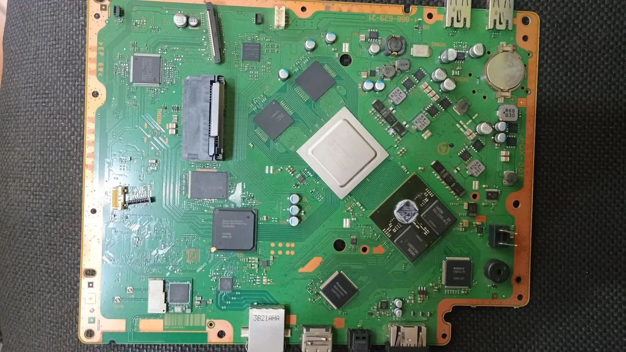 PLACA PS3 SUPER SLIM COM DEFEITO. NÃO SEI O DEFEITO.. - Foto 2