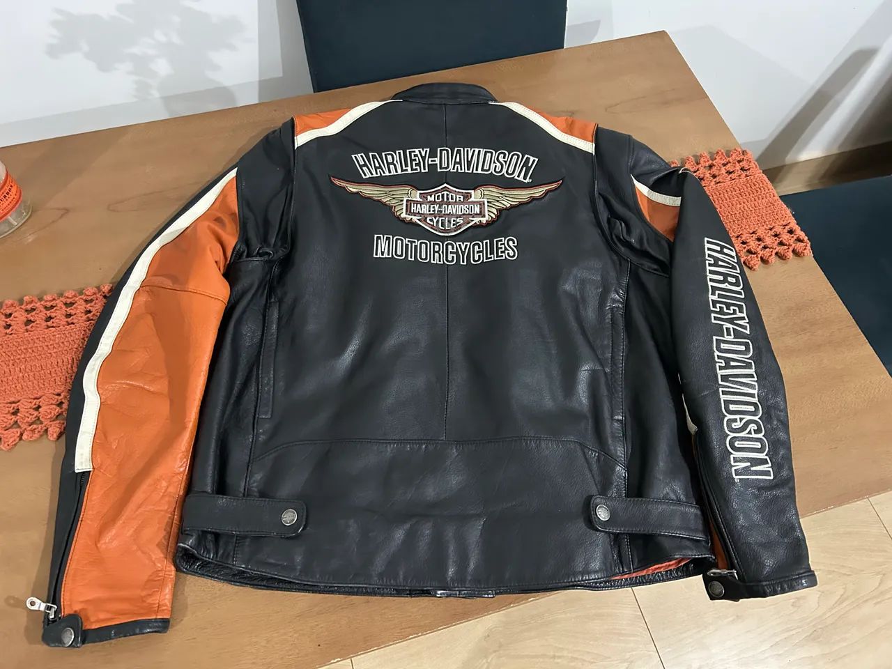 Jaqueta Couro Harley Davidson Vintage  - Foto 5