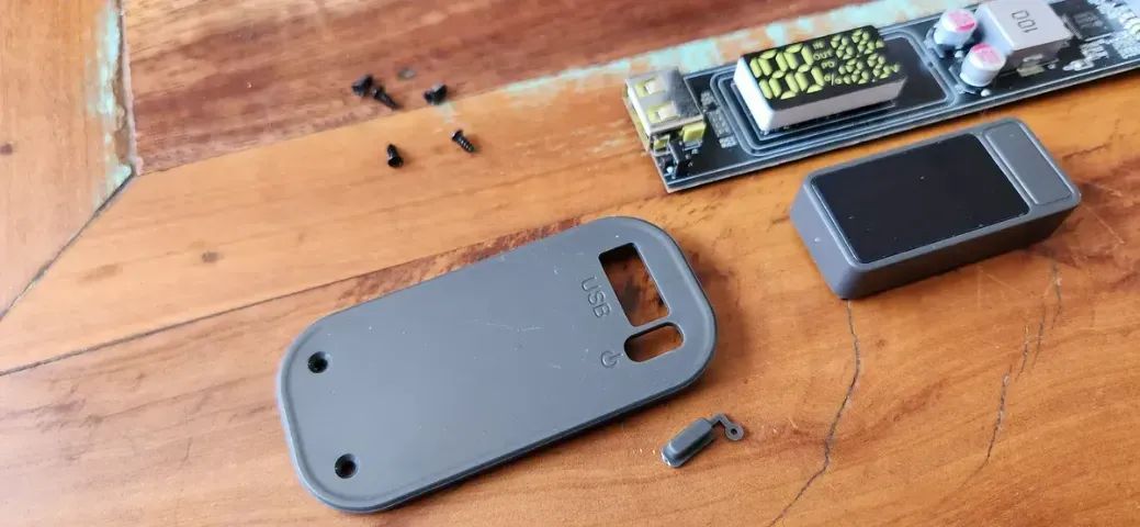 Carcaça e circuito de power bank 21700 (x4) - PD100w - Foto 5