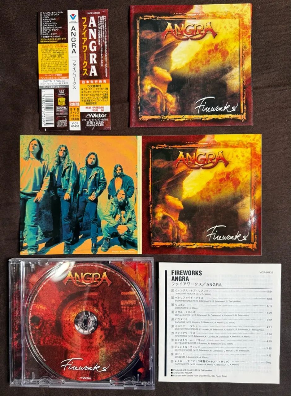 CD Angra - Fireworks - Japonês  - Foto 2