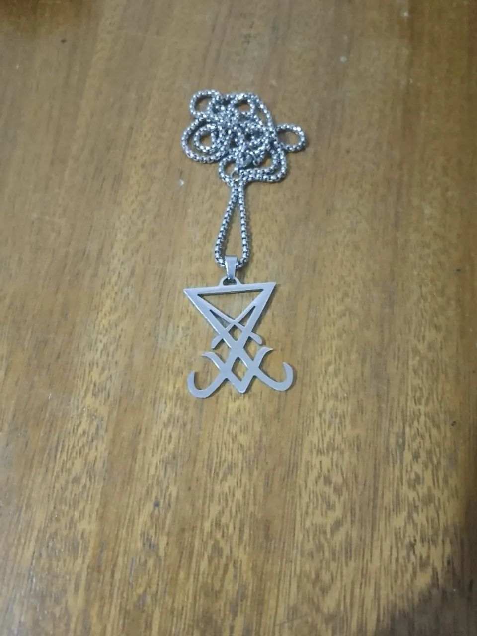 Sigilo de Lúcifer - Cordão de Aço - Foto 3