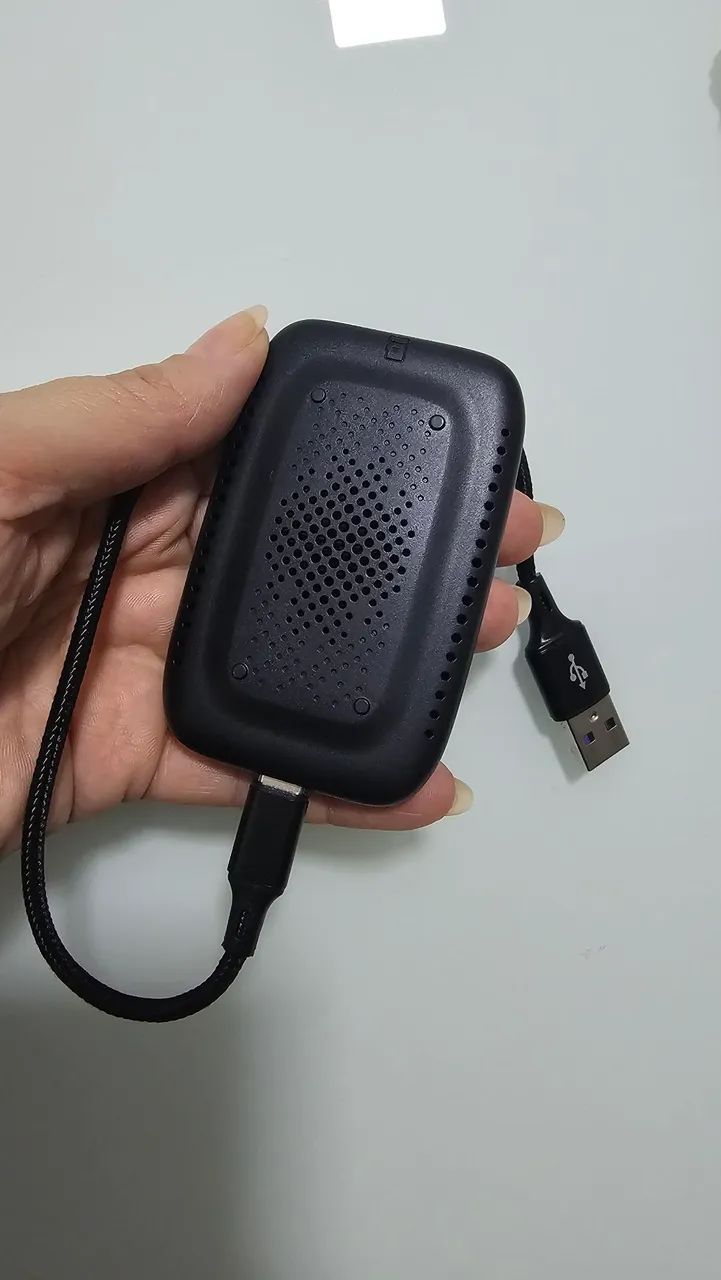 Adaptador apple carplay android auto sem fio - Foto 3