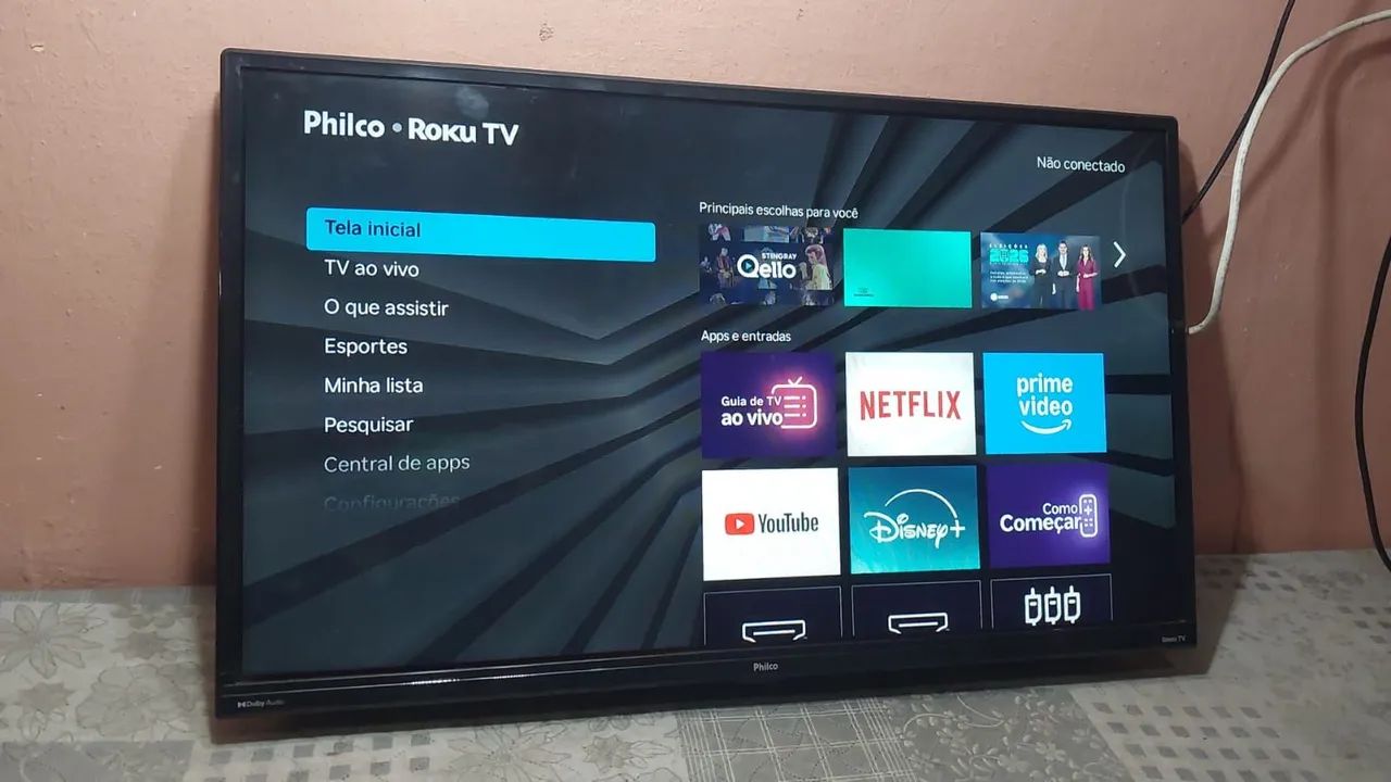 Smart Tv Philco Roku Tv 32 Polegadas  - Foto 2