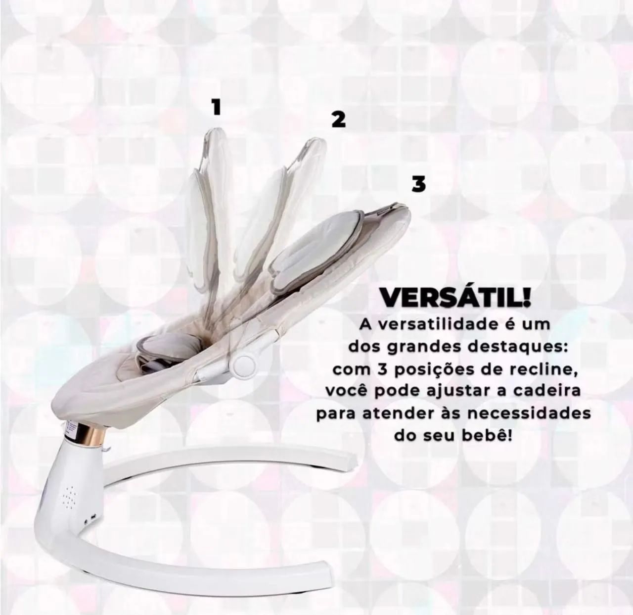 Cadeira de balanço para bebê  - Foto 5