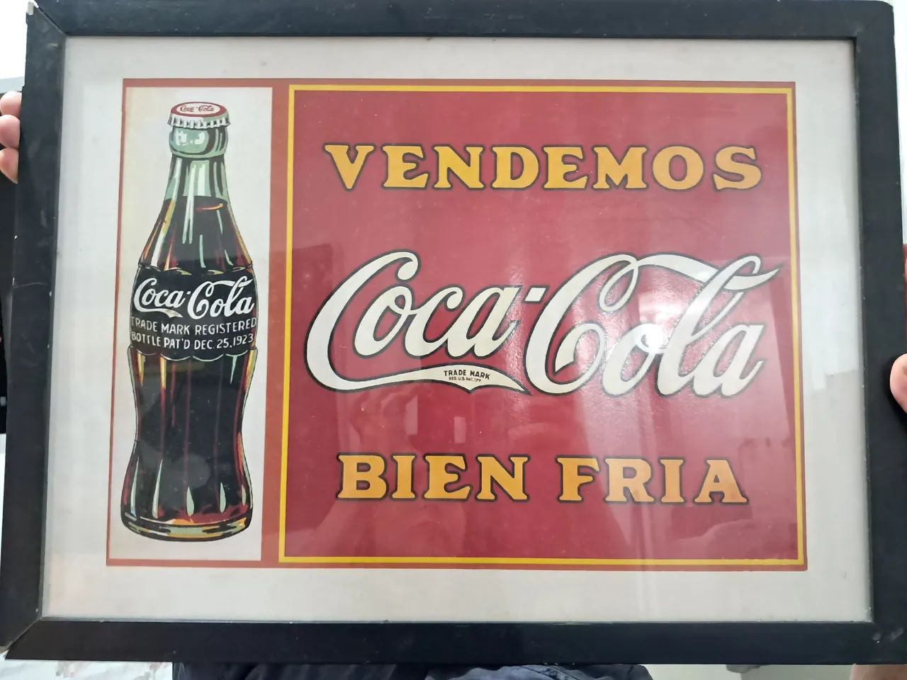 Quadro vintage coca cola retrô