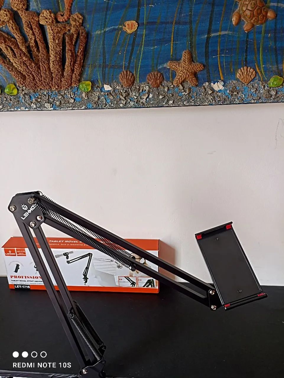 Braço articular com suporte para tablet, microfone e celular/ OFERTA IMPERDÍVEL  - Foto 3