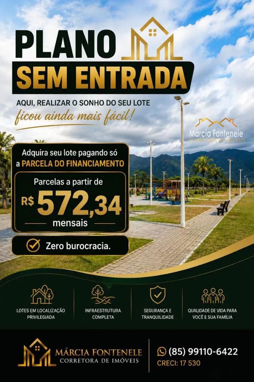 ?LOTES MARANGUAPE - PLANO SEM ENTRADA 