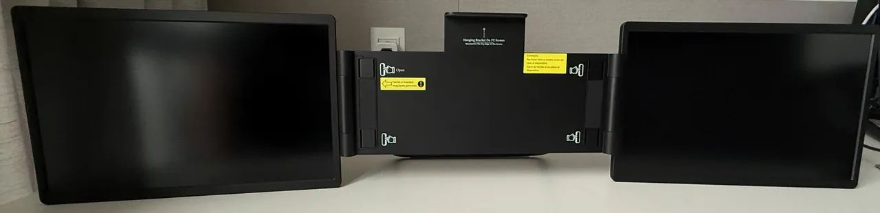 Monitor Portátil Duplo BAK 14 Polegadas Full HD IPS USB/USB-C/HDMI - 2 Telas