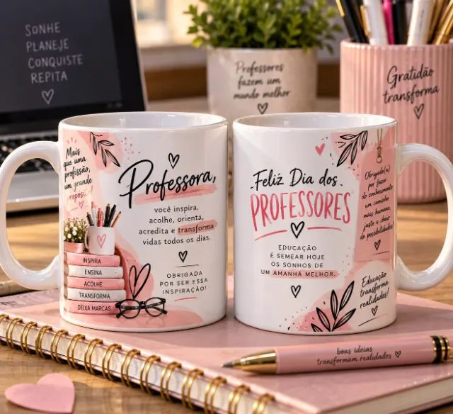 DIA DOS PROFESSORES - CANECAS PERSONALIZADAS - Foto 2