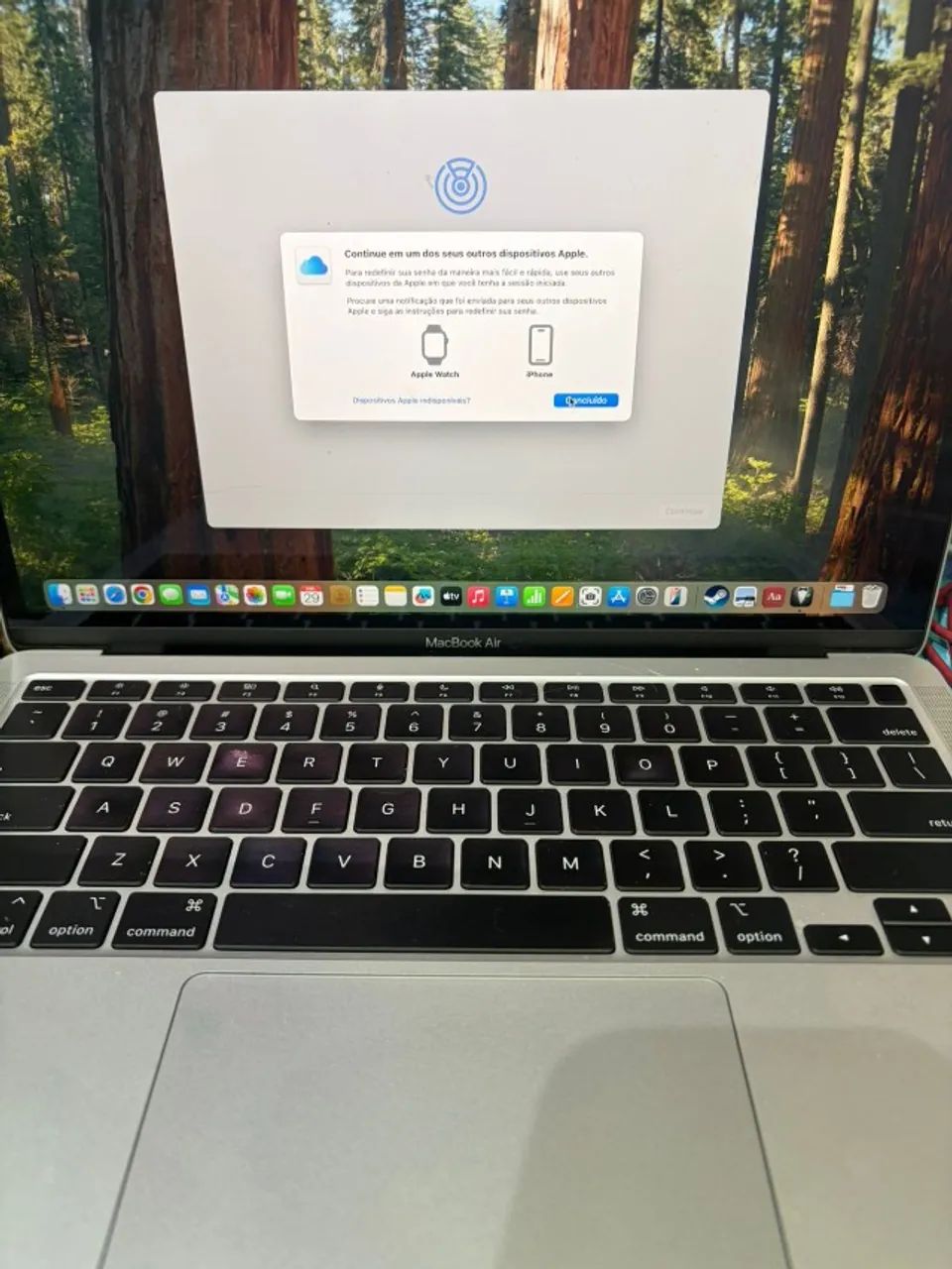 MacBook Air M1 8GB 256GB - Bateria 98% - Caixa - Ótimo estado