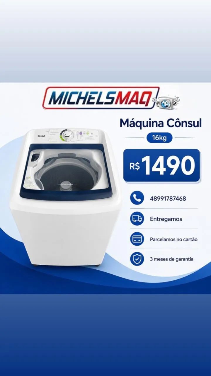 maquina de lavar cônsul