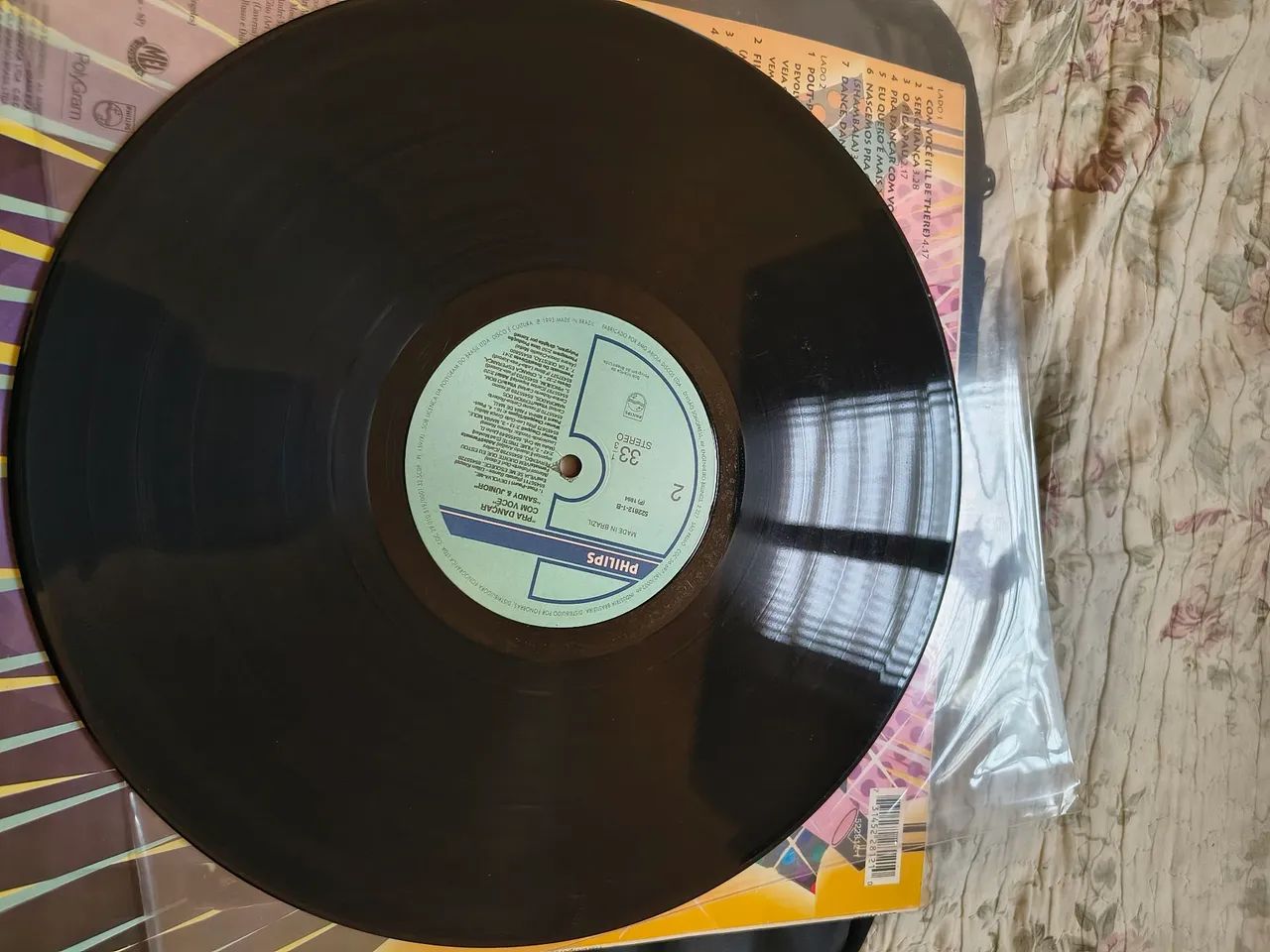Disco de vinil LP - Sandy e Junior - Pra Dançar com Você  - Foto 4