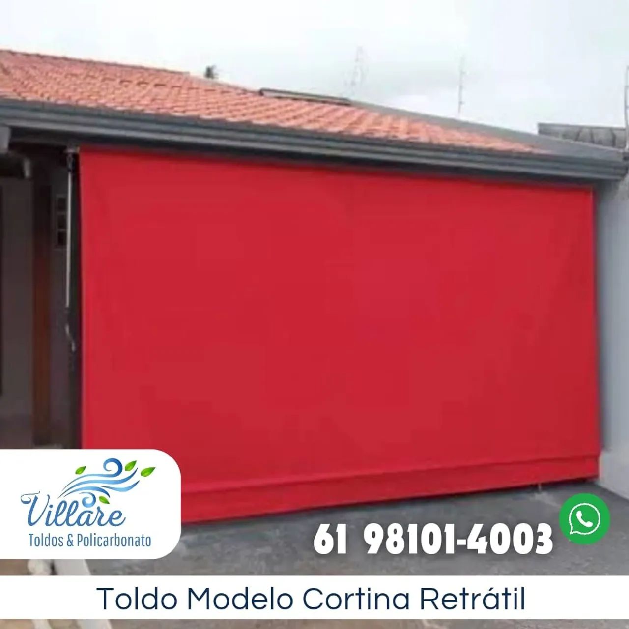 Toldo Cortina Retrátil Sobradinho 