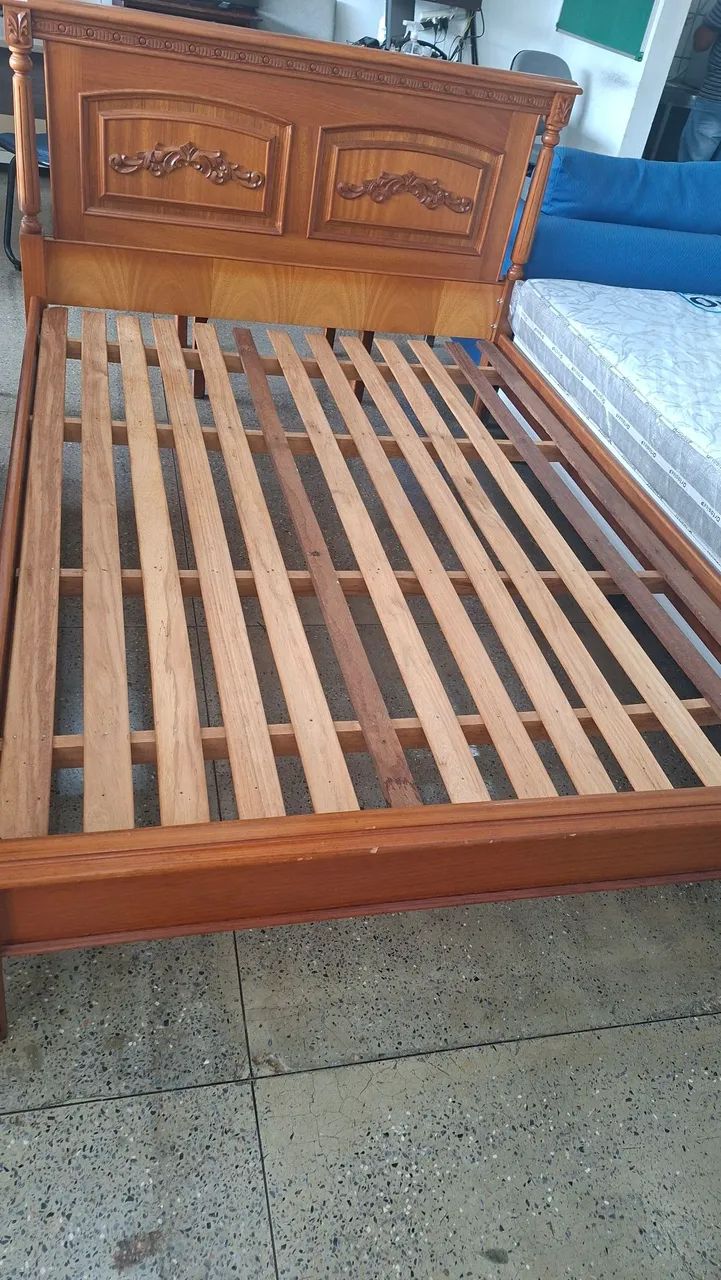 Cama de madeira casal  - Foto 3