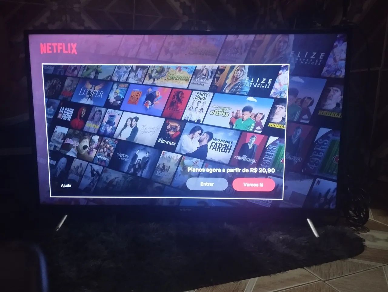 Tv Semp TCL Android de 43 polegadas semi nova completa com bluetooth  - Foto 3