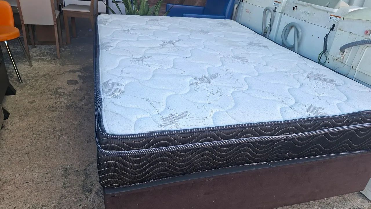 Cama box casal ortobom molas ensacadas bambu  - Foto 4