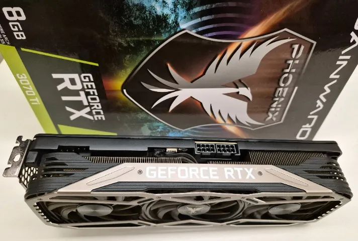 Placa de vídeo Gainward RTX 3070 Ti 8GB Triple Fan LED - Na Caixa! - Foto 5