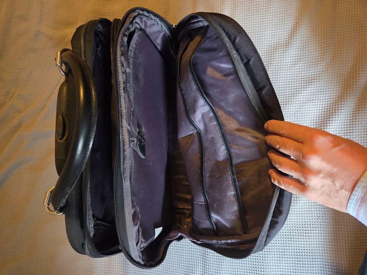 Pasta Executiva com Rodinhas Samsonite Original - Preta - Foto 4