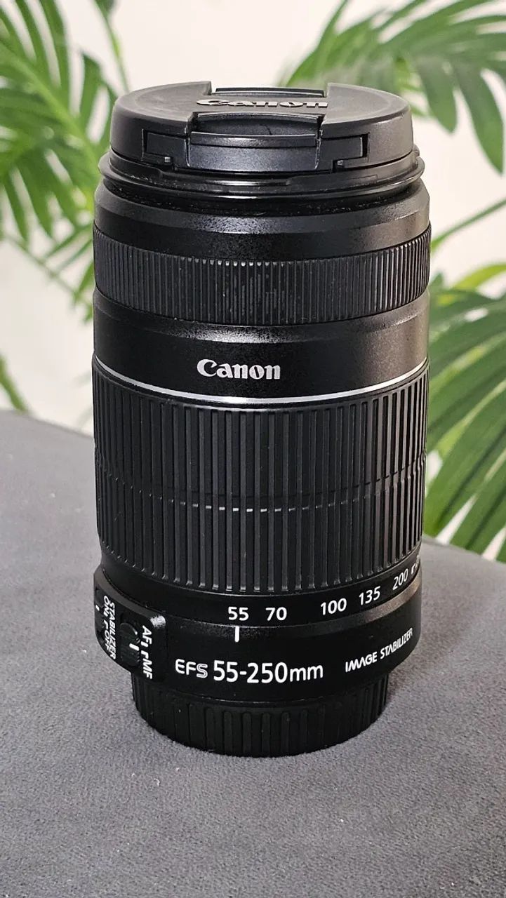 LENTE CANON EFS 55-250MM IS II LIMPA, SEMI NOVA  - Foto 5