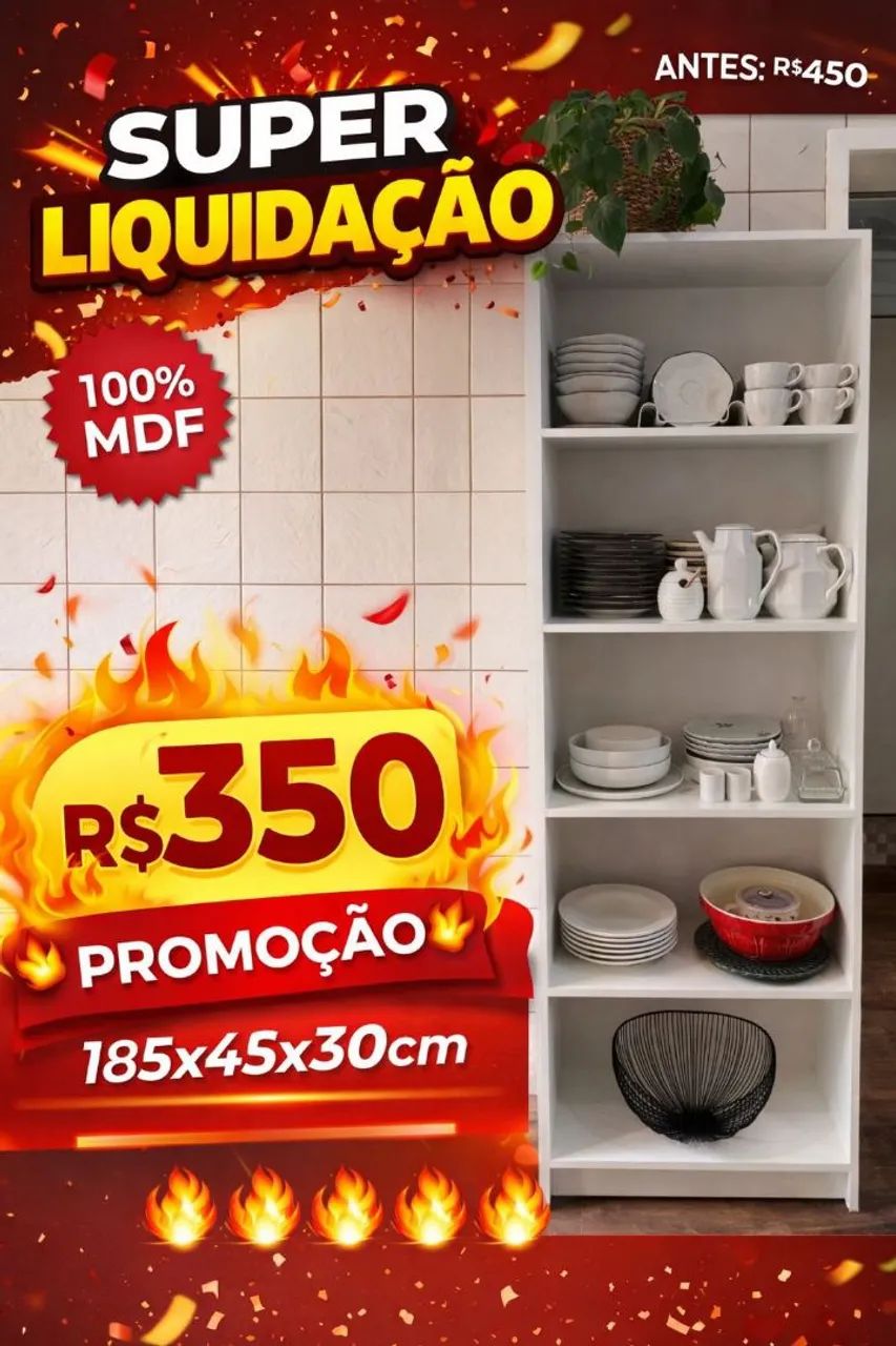 Expositor prateleira MDF  - Foto 2