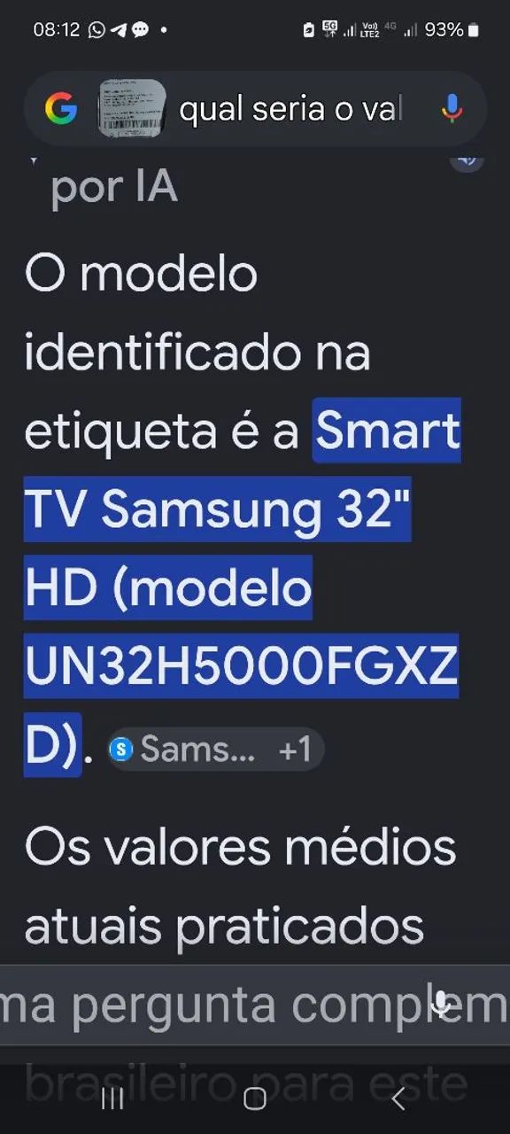 Tv sansung  32     smart              650.00  - Foto 2