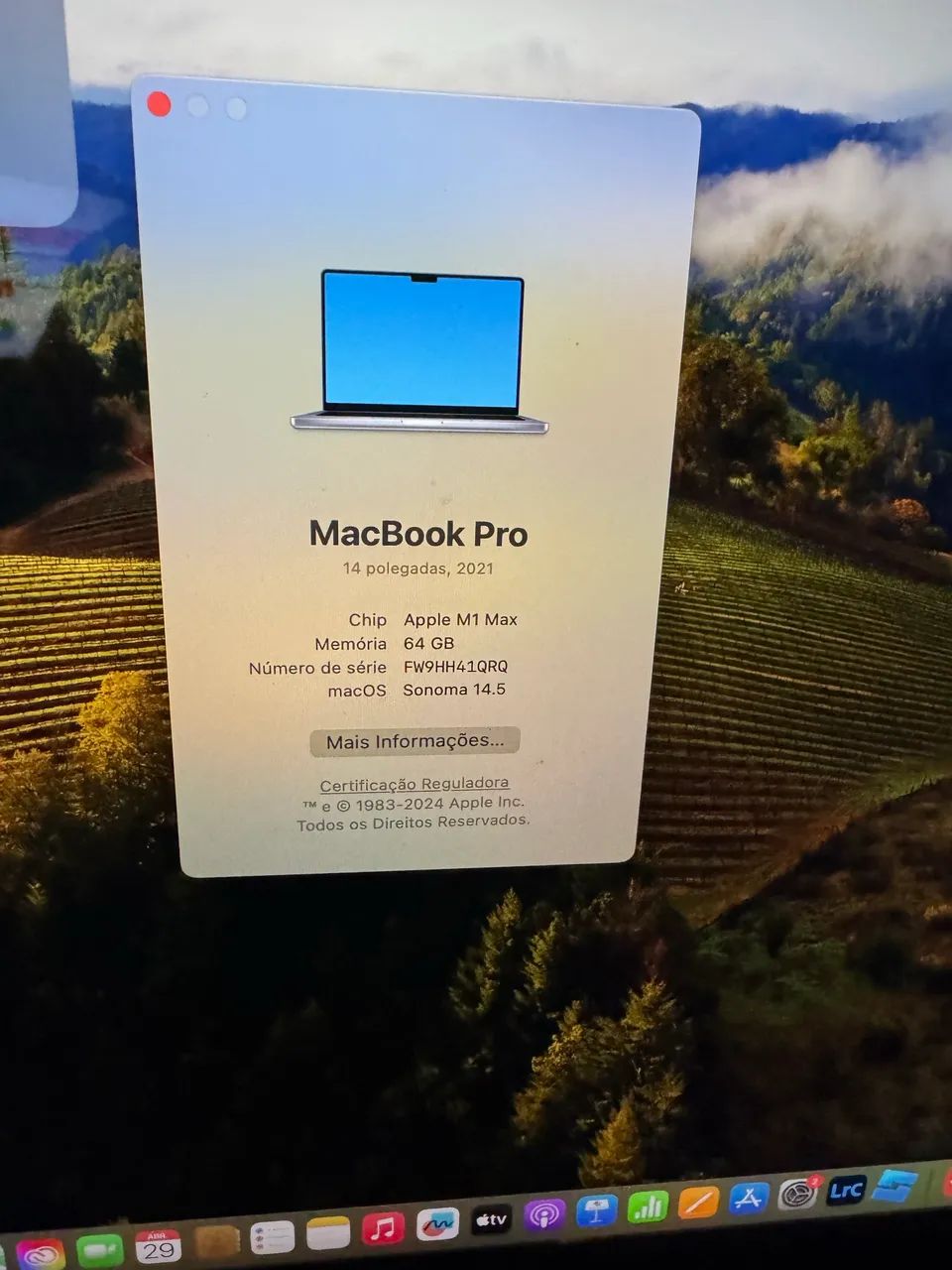 MacBook Pro 14? M1 Max 64GB / 2TB - Impecável | Top de linha