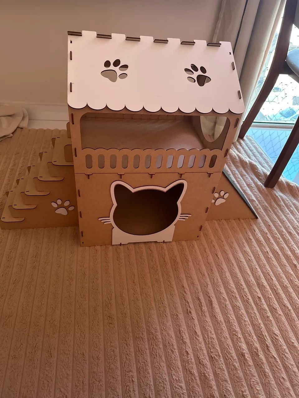 Casinha para gato (montada)