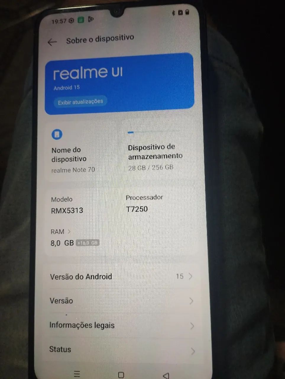 Celular Realme Ui note 70
