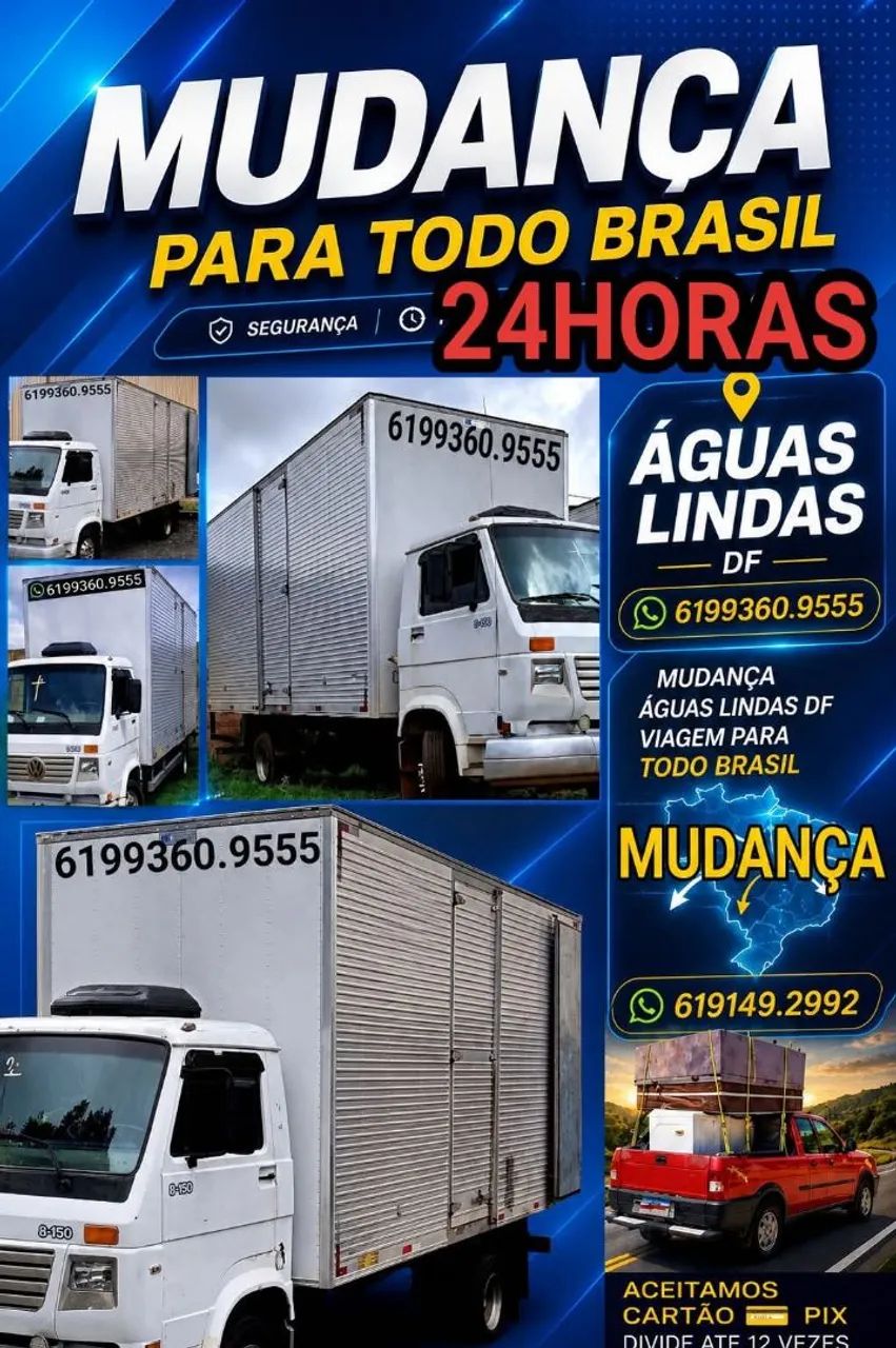 Frete águas lindas df viagem interestadual sobradinho Goiânia  - Foto 2