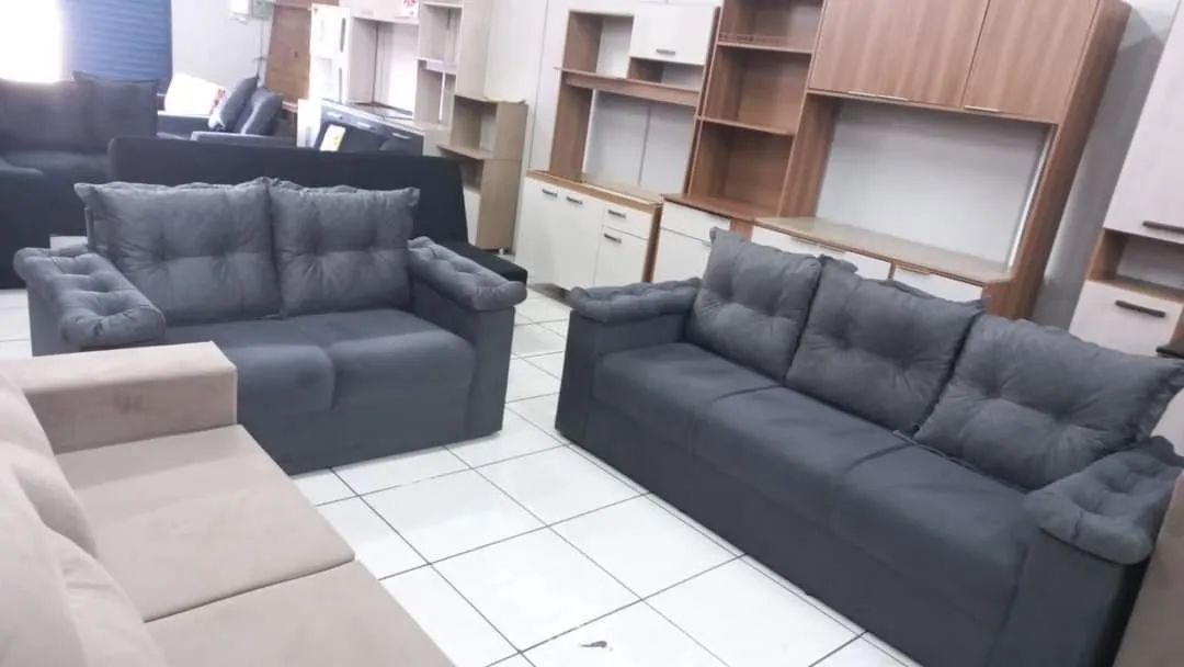 Sofá de 2 e 3 lugares Madri - Novo - Foto 4