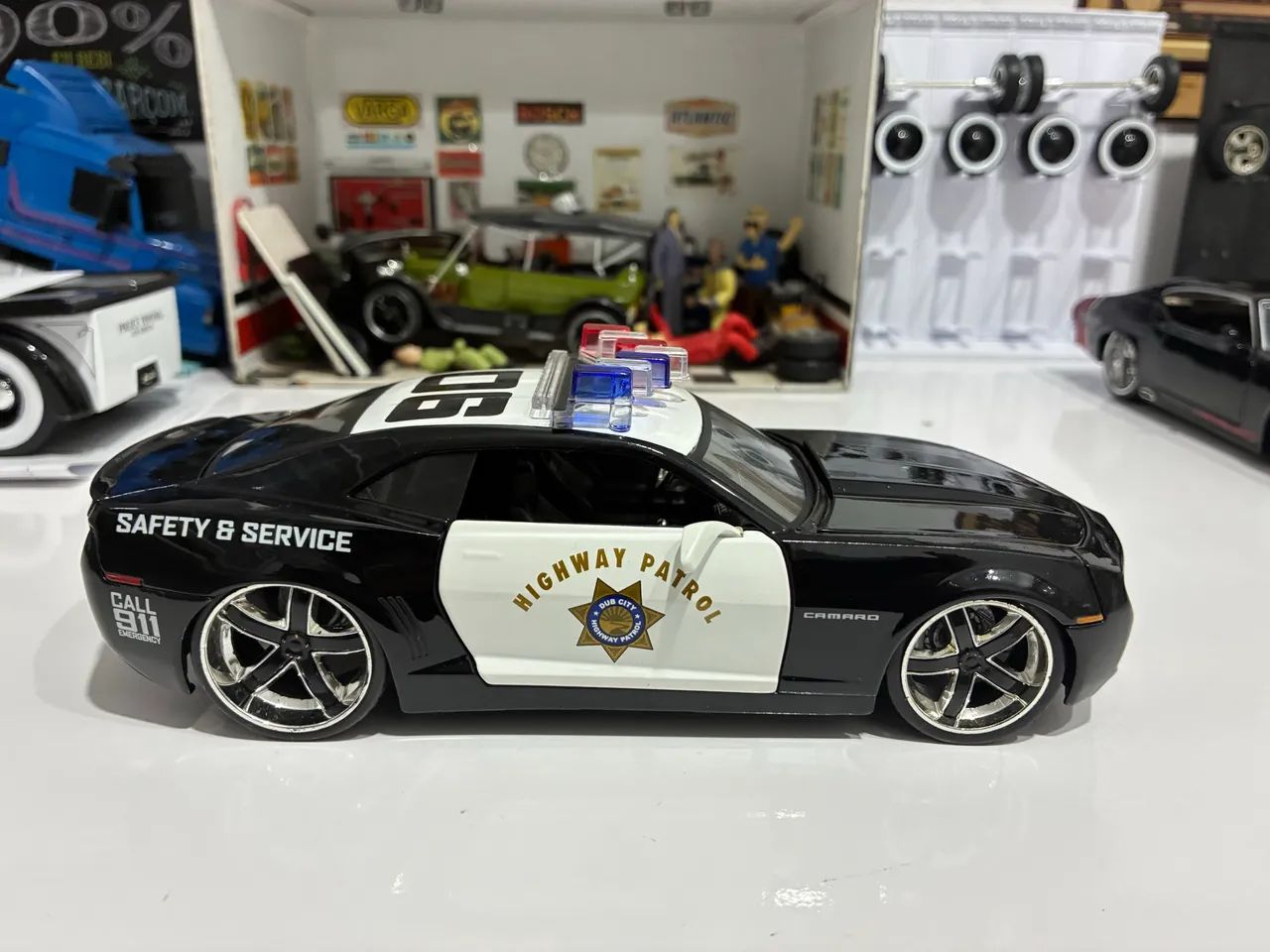 Miniatura Camaro polícia 1:24 - Foto 5