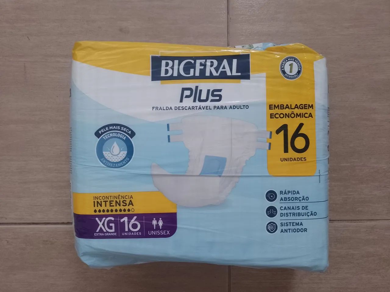 Fralda Bigfral XG 16 unidades 