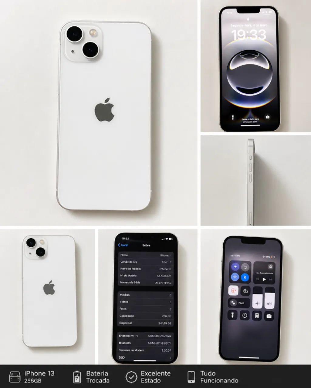 IPhone 13 256 gb branco - Celulares e Smartphones - Parque