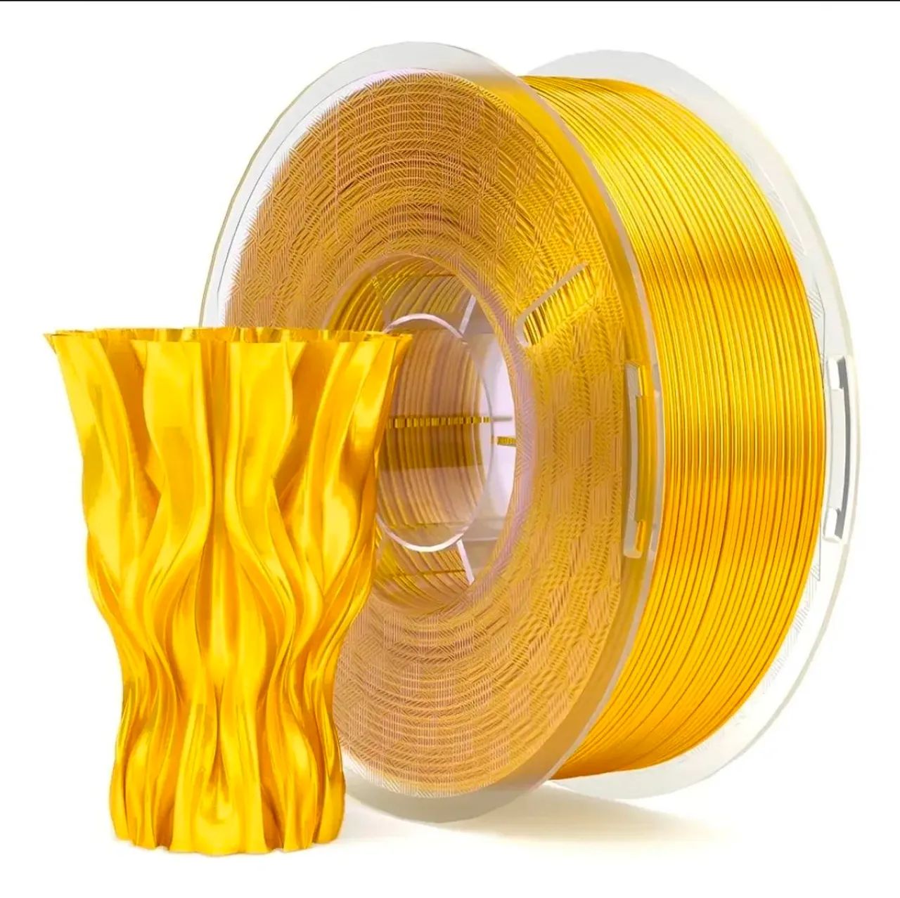 Filamento PLA silk dourado Elegoo 175mm impressora 3D