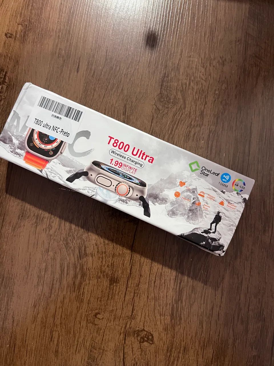 T800 Ultra Mais Recente Smartwatch Relógio NFC Inteligente Série 10 1.99 Polegadas Sem  - Foto 2