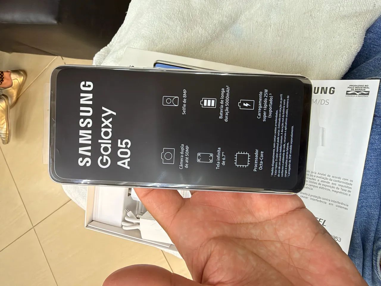 Vendo Sansung A05 prata  - Foto 3