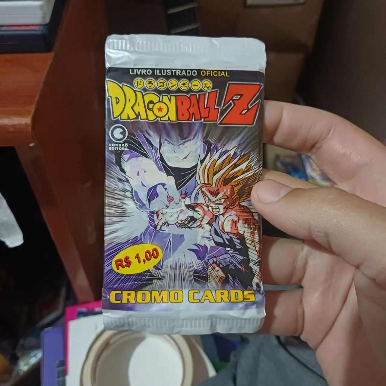 ENVELOPE VAZIO CARDS DRAGON BALL Z CONRAD Z1 - Hobbies e coleções