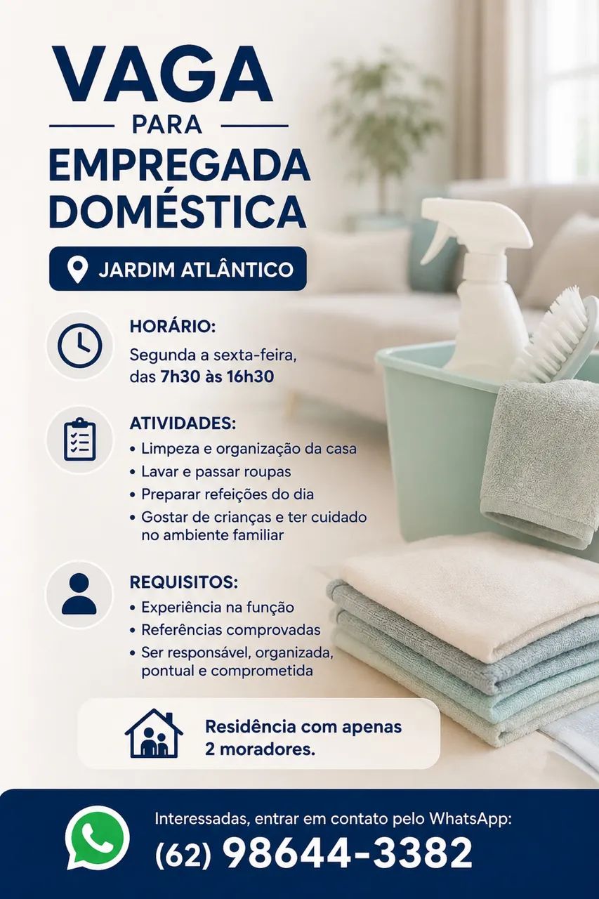 Vaga para pessoas comprometidas 