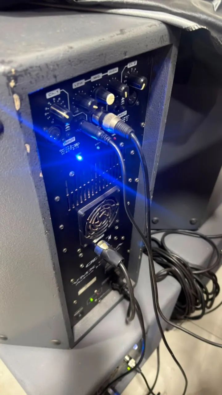 Par de sub e par de altas ativo/passivo UNIC 12 polegadas - Foto 2