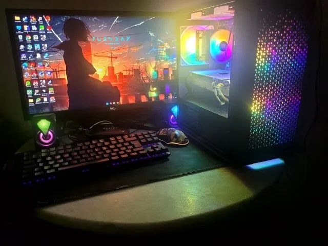 PC GAMER COMPLETO ? Ryzen 7 + RX 580 8GB | MONITOR 24? 75Hz | RGB