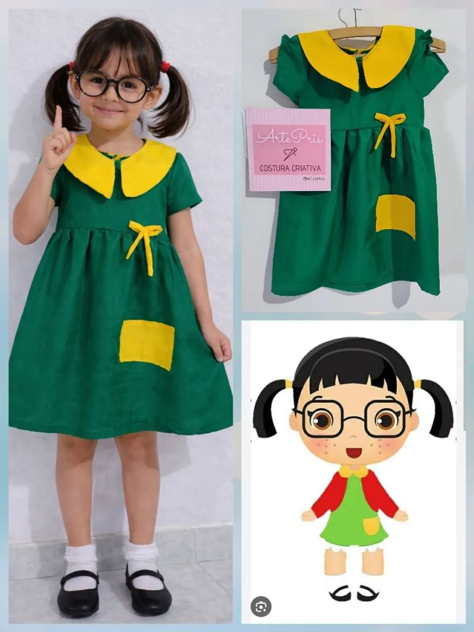 Fantasia infantil chiquinha