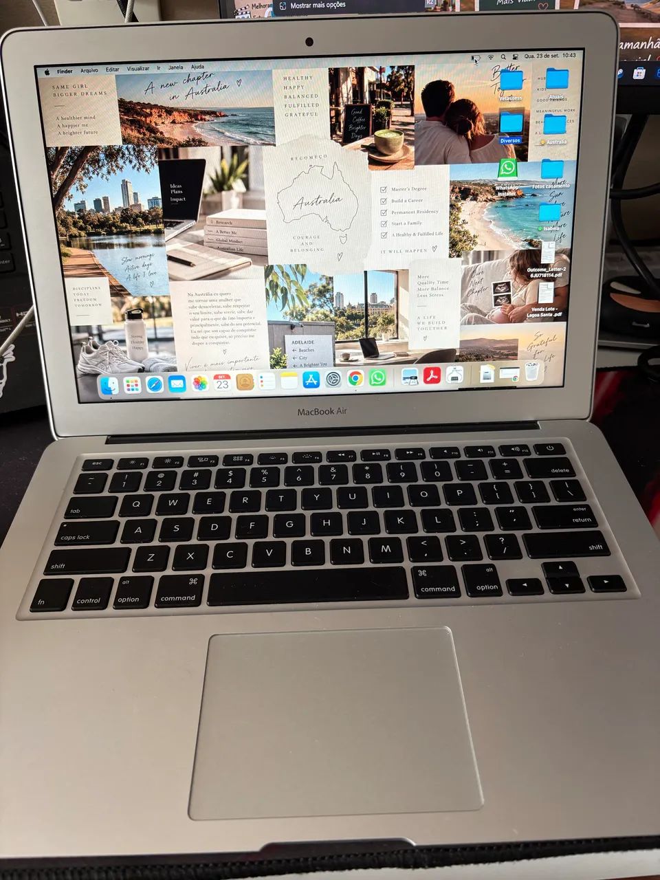 MacBook Air 13 Early 2015, i5, 8 GB RAM e SSD de 128 GB